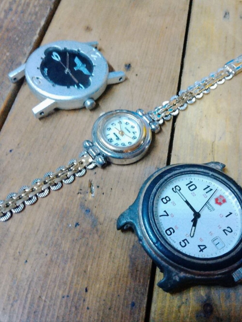 Vintage Quartz Watch Lot – BOY London + Ronica + Swiss Army